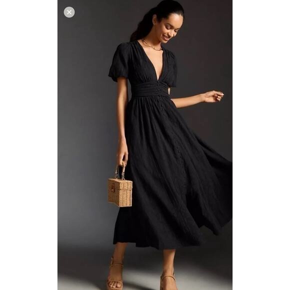 Anthropologie Dresses & Skirts - Anthropologie The Katerina Button Front Dress NWT Medium